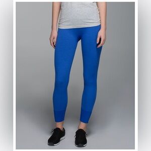 GUC Lululemon (2015) Ebb to Street Pant (Heathered Harbor Blue, size 4)